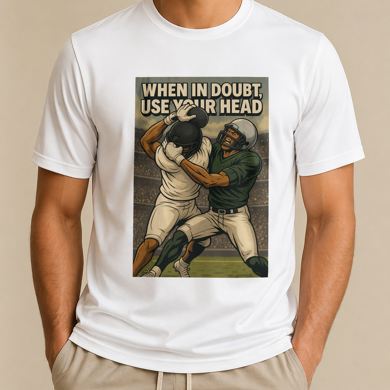 When In Doubt Use Your Head tee