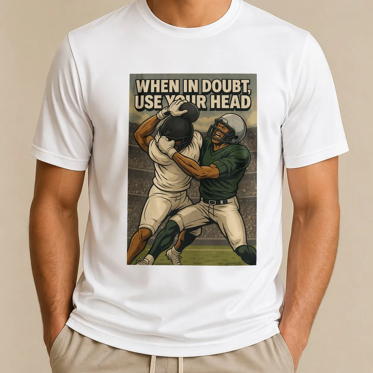 When In Doubt Use Your Head tee